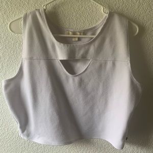 White Crop Top